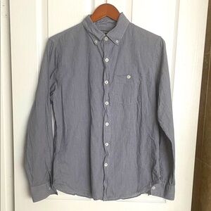 Todd Snyder - long sleeve Blue/Gray  button down shirt